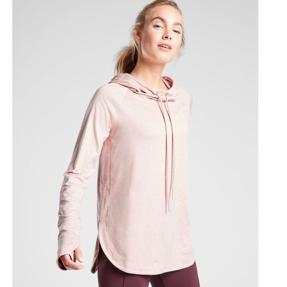 Athleta Pink Uptempo Hoodie Sweatshirt- 35793 - Picture 1 of 12